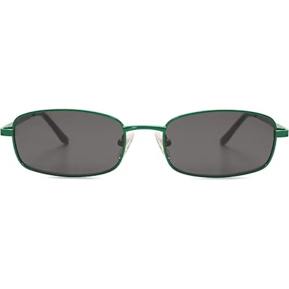 Trendy Small Y2K Rectangle Sunglasses for Women and Men Retro SJ1187